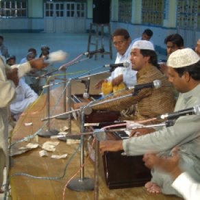 Concierto de qawali en Pakistán. 2008